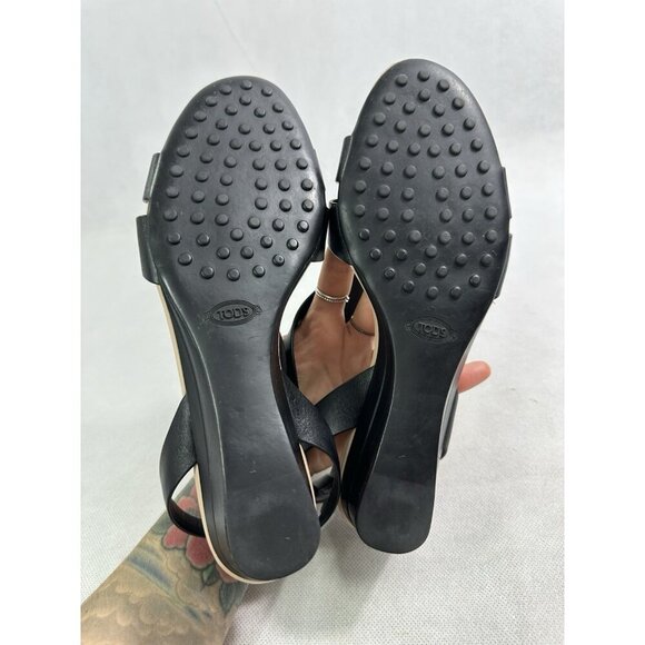 Tod's Adjustable Buckle Cinturino Sandals Women’s 8.5 Read - Picture 8 of 12